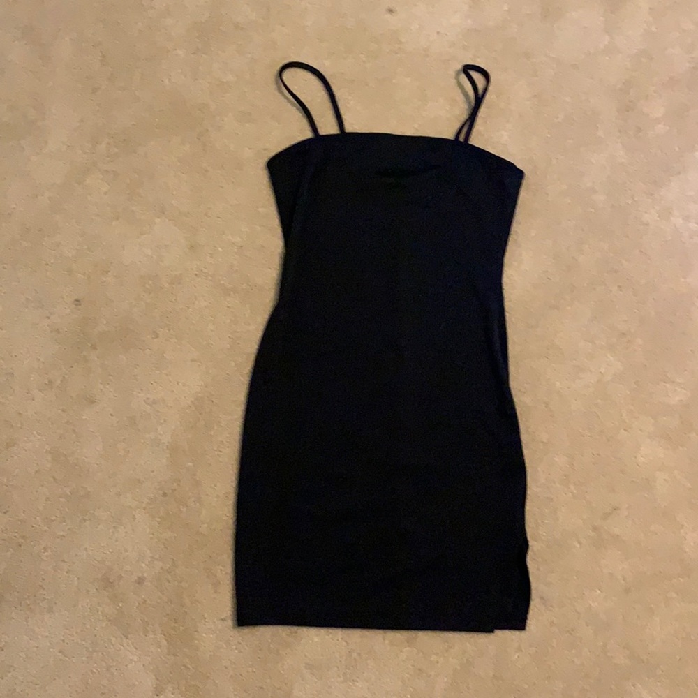 SHEIN black body-con dress